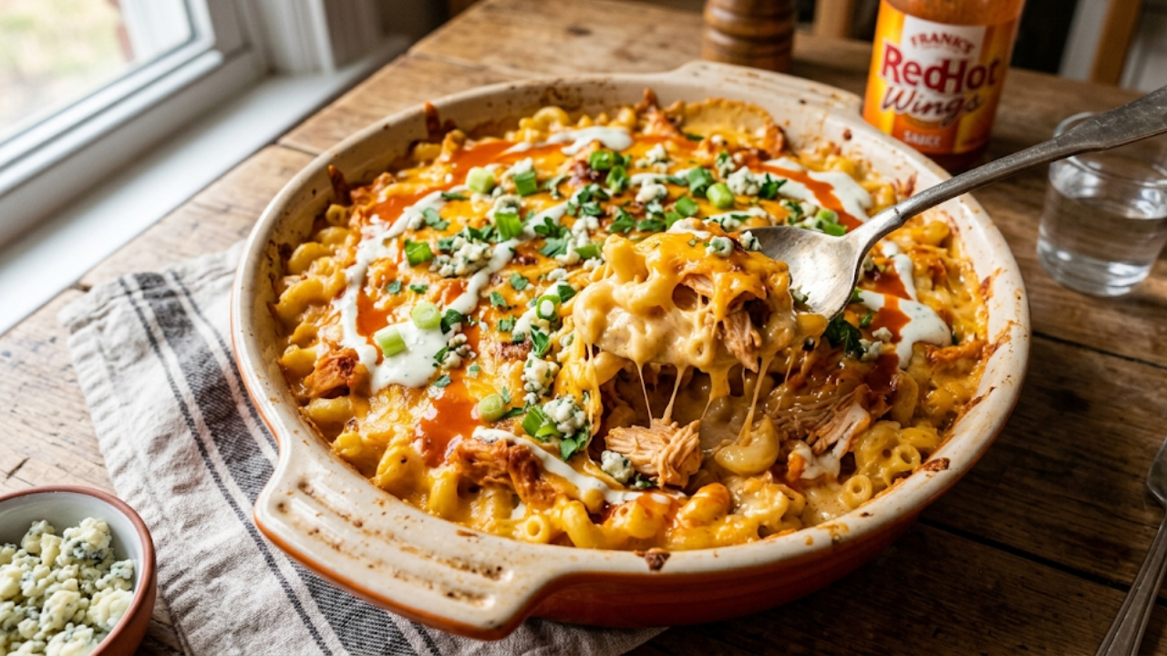 Buffalo Chicken Mac and Cheese