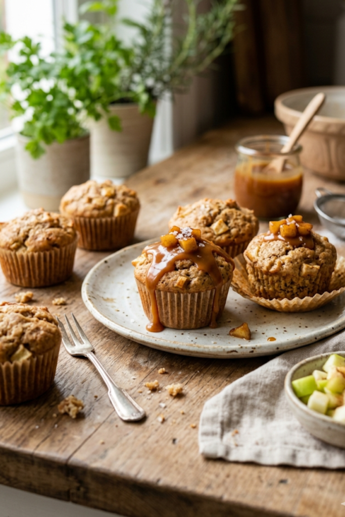 Caramel Apple Muffins