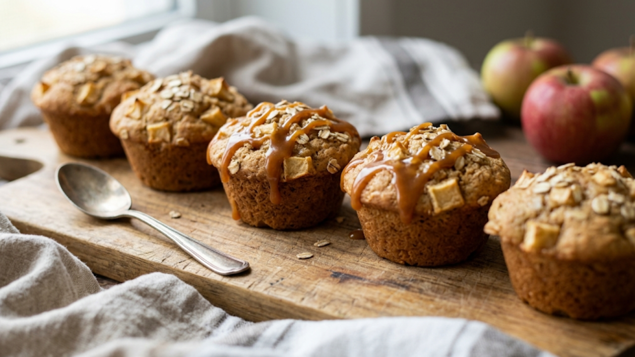 Caramel Apple Muffins