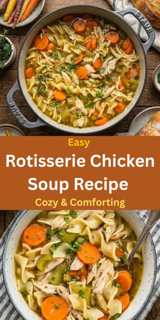 Chicken Soup with Rotisserie Chicken
