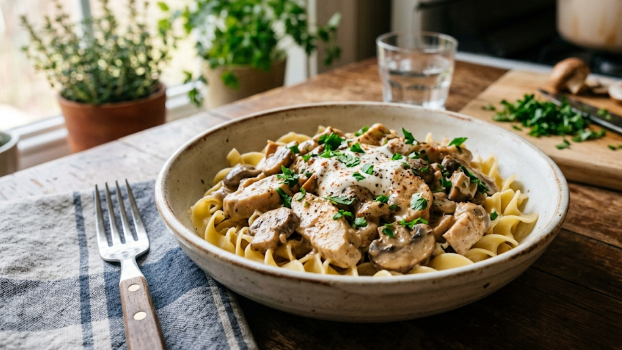 Chicken Stroganoff