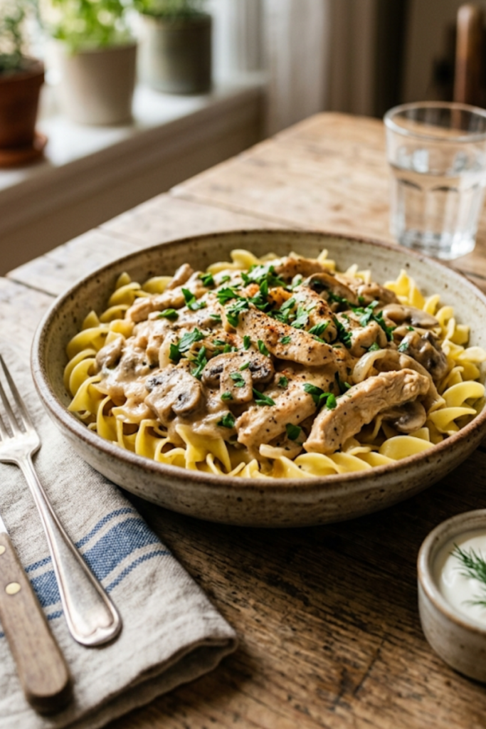 Chicken Stroganoff