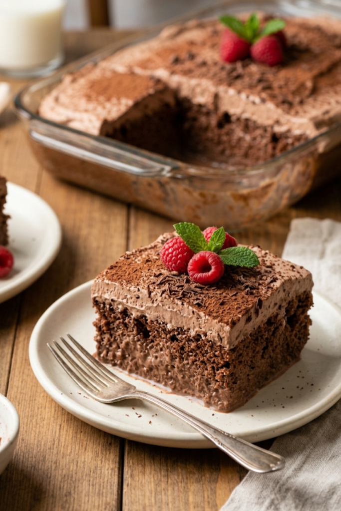 Chocolate Tres Leches Cake