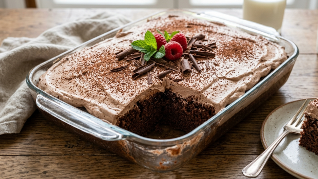 Chocolate Tres Leches Cake