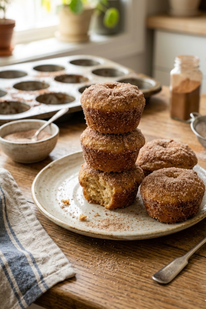 Cinnamon Sugar Donut Muffins