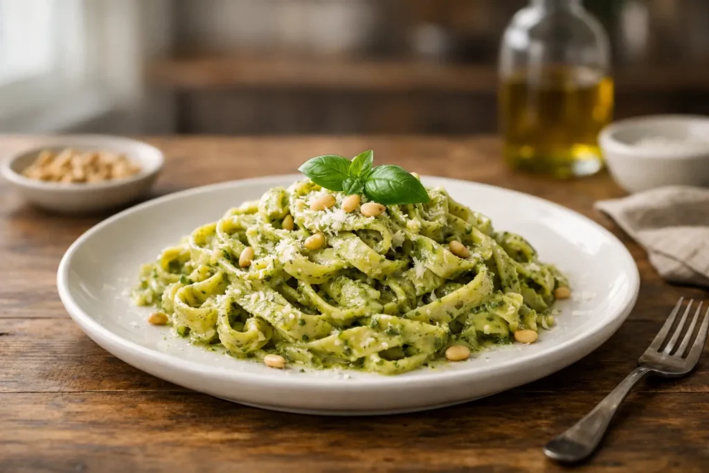 Creamy Pesto Pasta Recipe