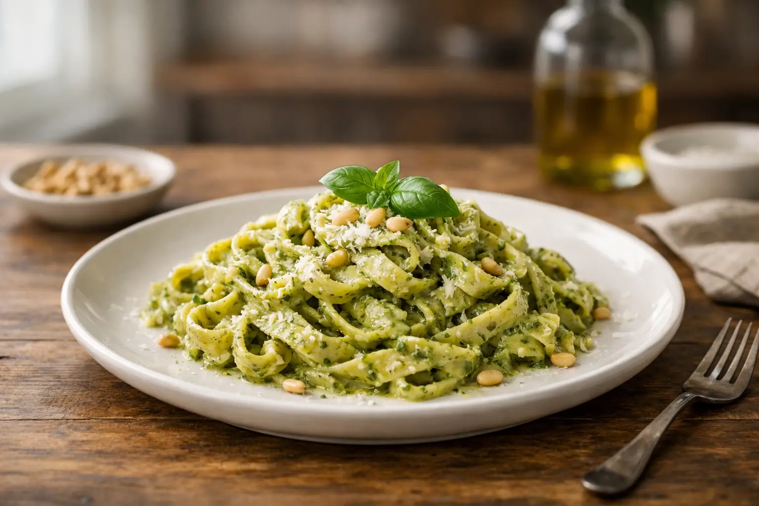 Creamy Pesto Pasta Recipe