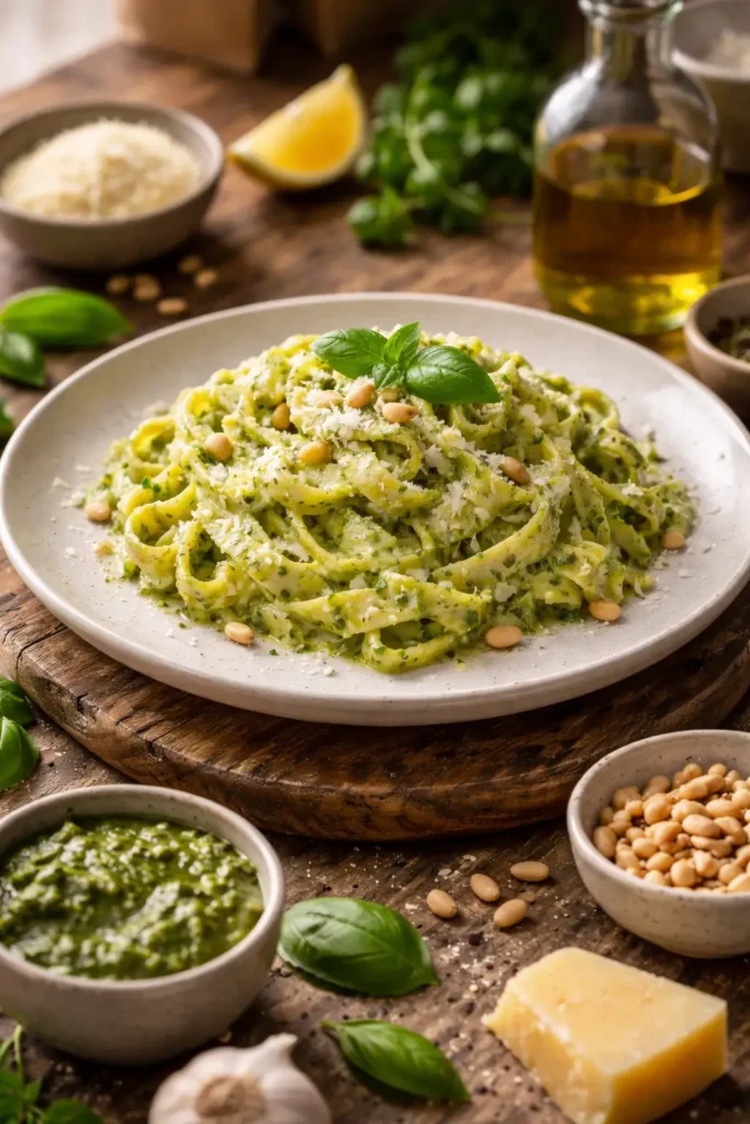 Creamy Pesto Pasta Recipe