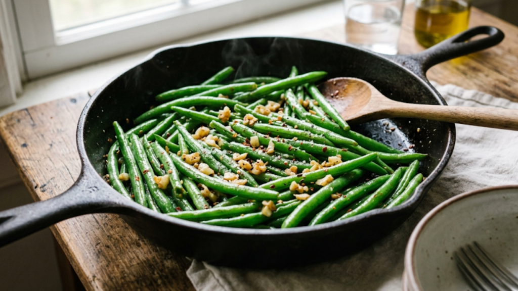 Garlic Green Beans