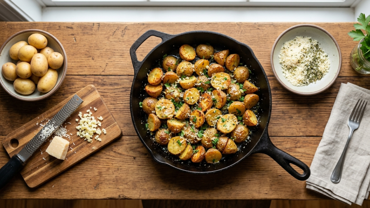 Garlic Parmesan Potatoes