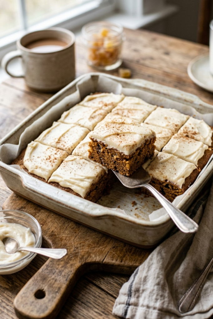 Gingerbread Cookie Bars