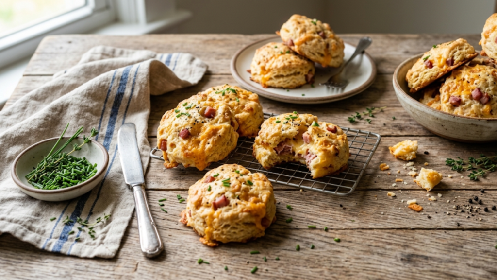 Ham and Cheese Biscuits