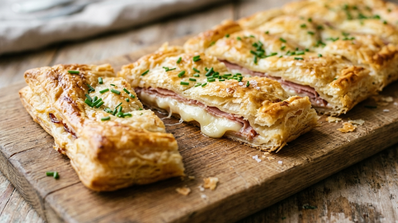 Ham and Cheese Puff Pastry