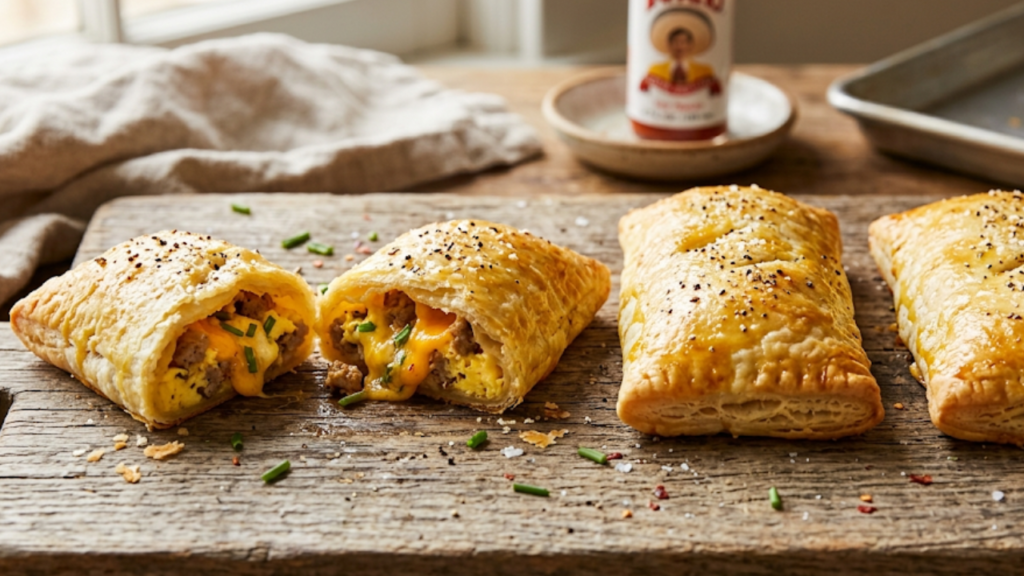 Homemade Breakfast Hot Pockets