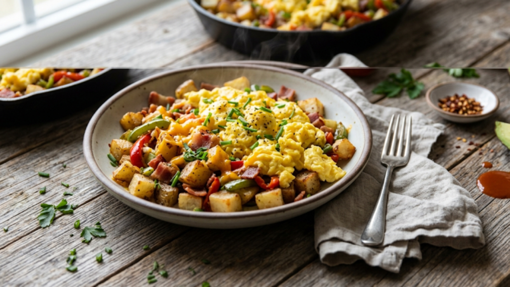Potato Egg Scramble
