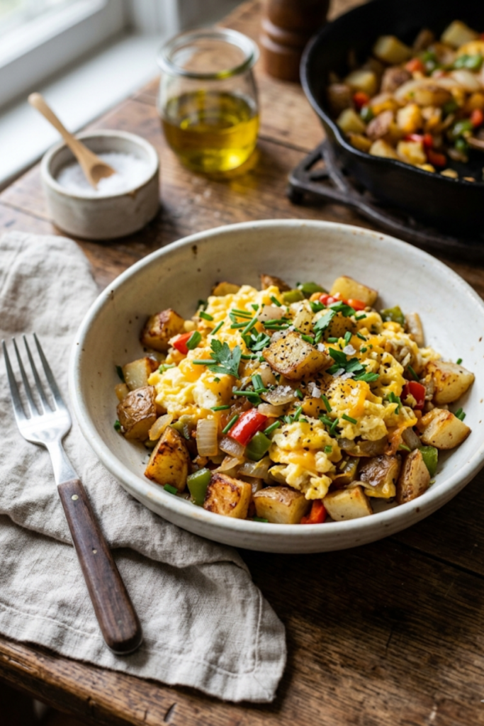 Potato Egg Scramble