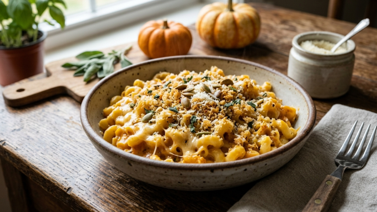 Pumpkin Mac and Cheese