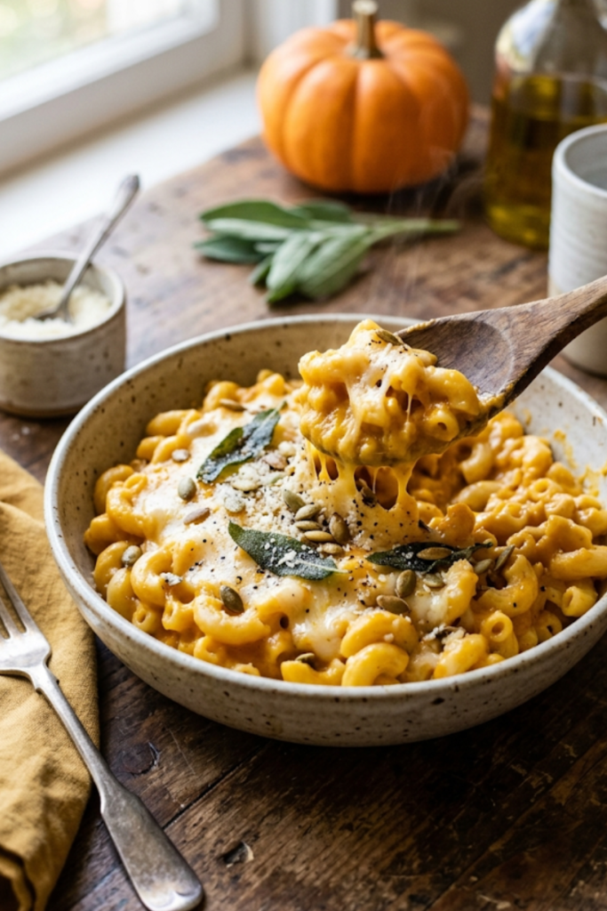 Pumpkin Mac and Cheese