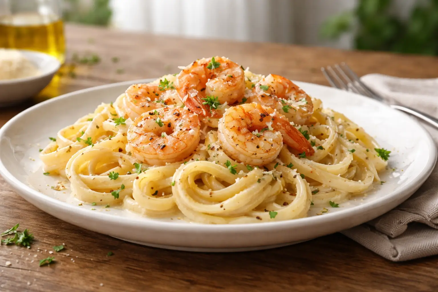 Shrimp Alfredo Pasta Recipe