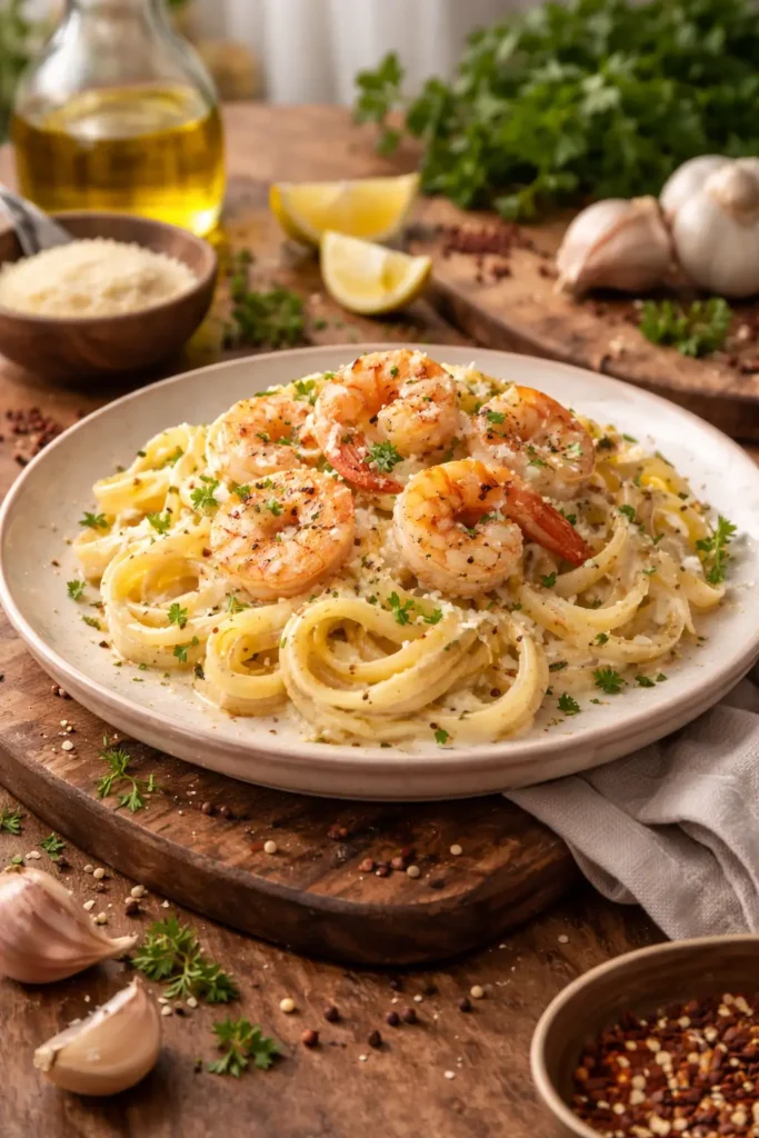 Shrimp Alfredo Pasta Recipe