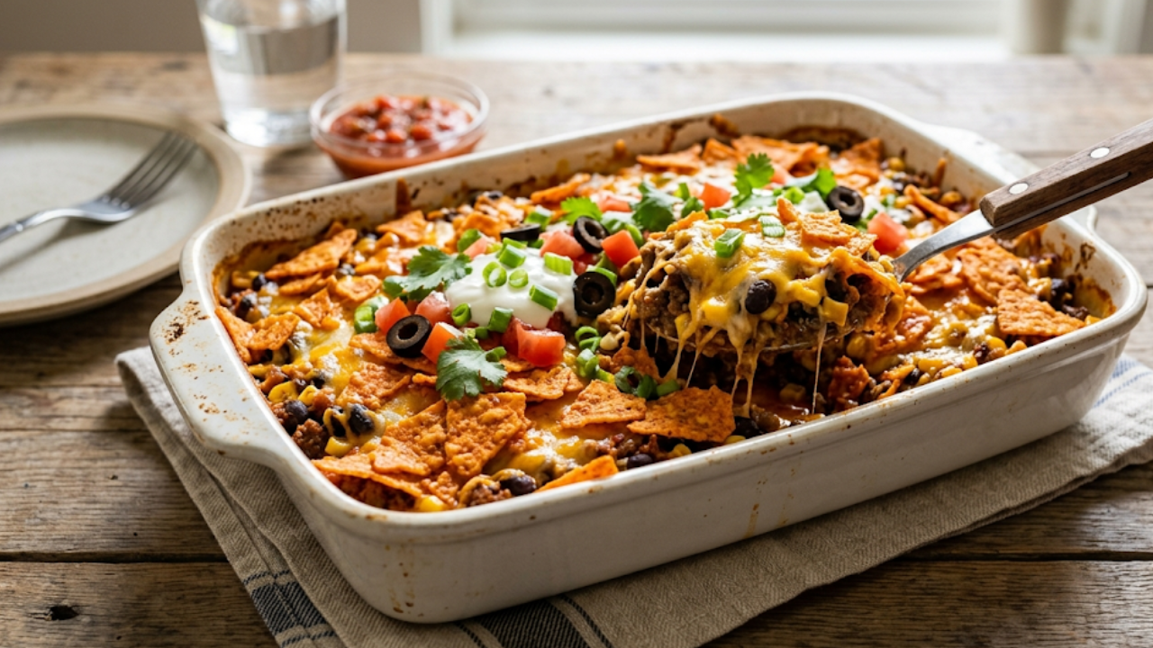 Taco Casserole with Doritos