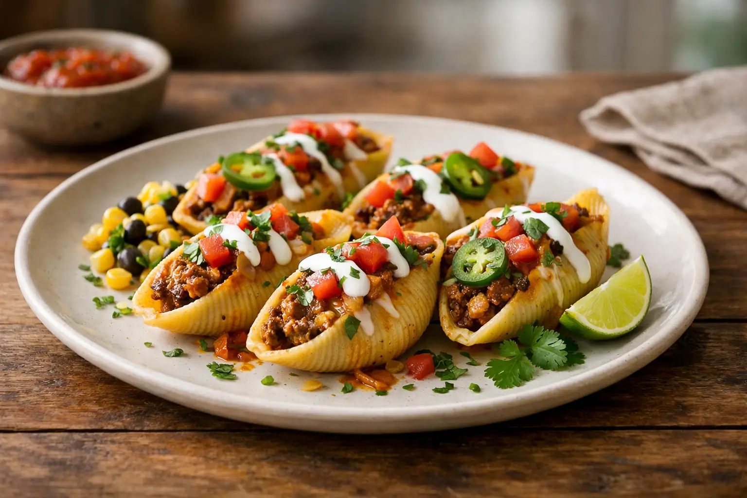 Taco Stuffed Shells Recipe