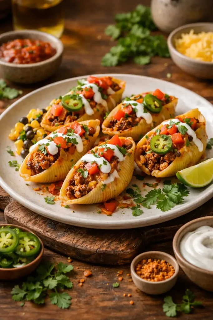 Taco Stuffed Shells Recipe