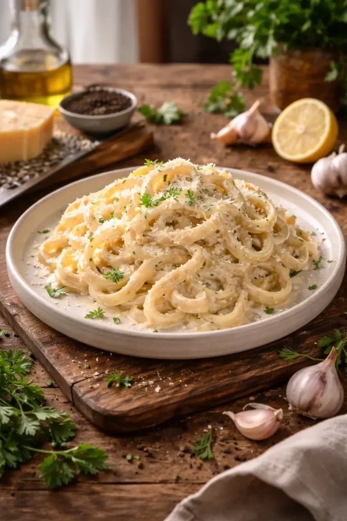 Alfredo and Spaghetti Sauce Pasta