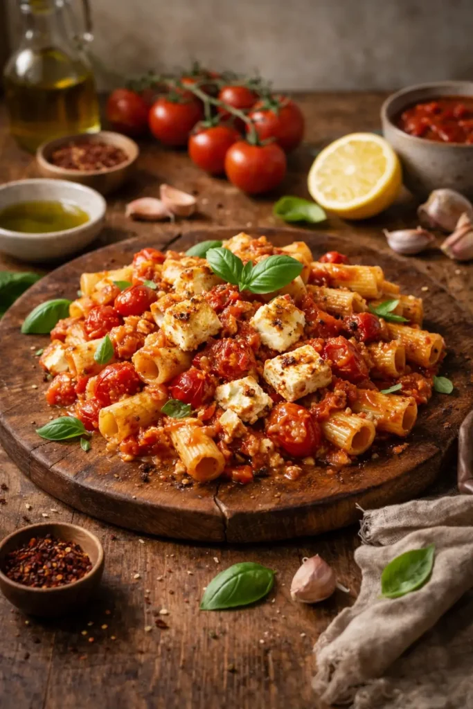 Baked Feta Pasta Recipe