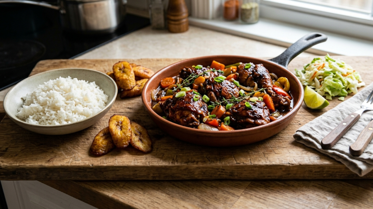 Easy Brown Stew Chicken