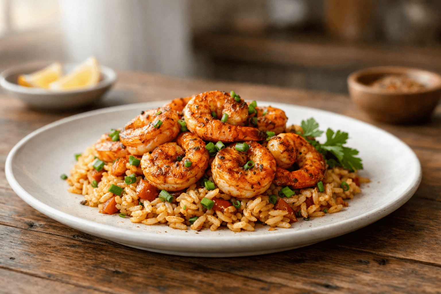 Cajun Shrimp and Rice