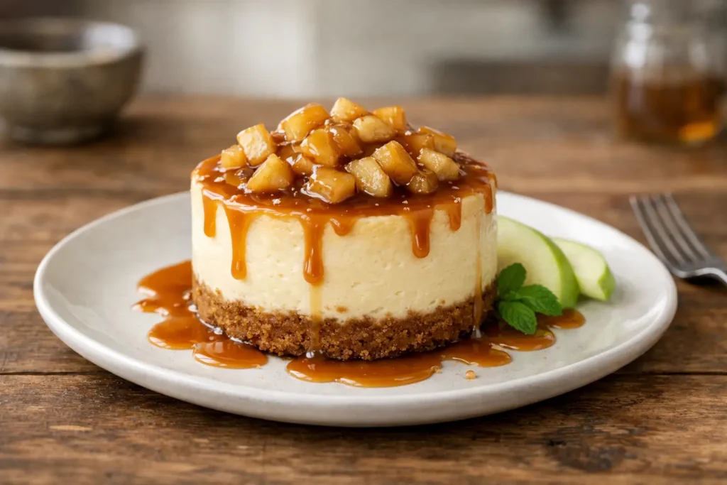 Caramel Apple Cheesecake