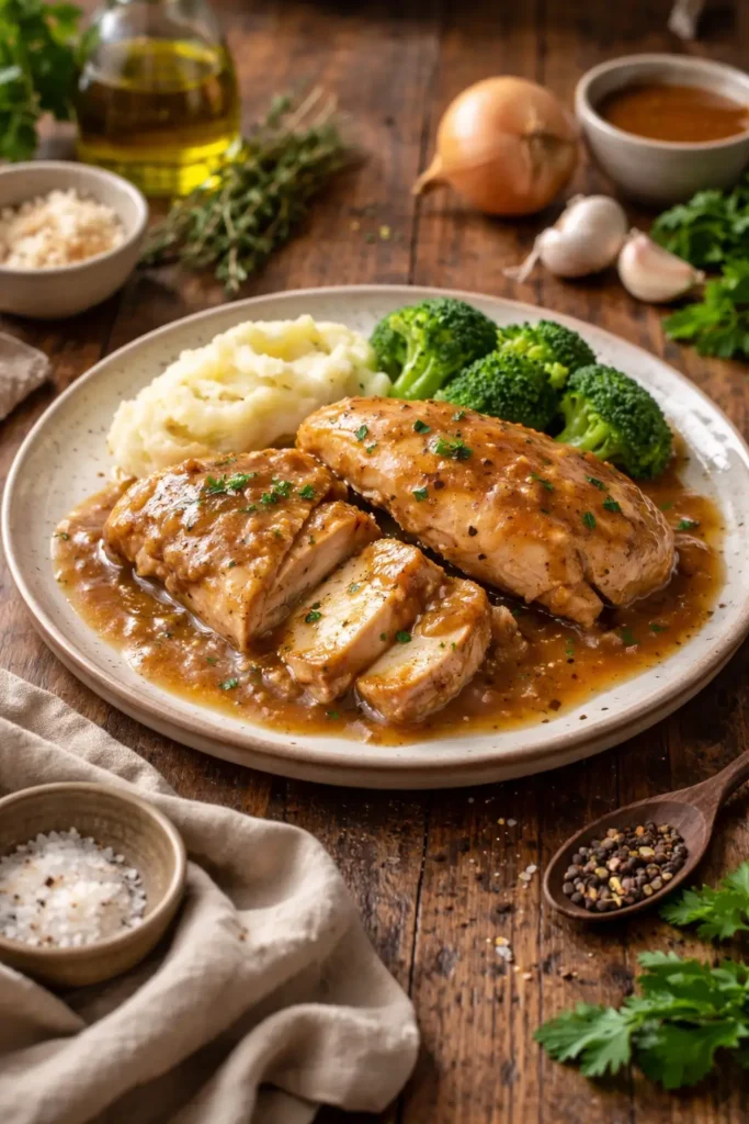 Chicken and Gravy Crockpot Recipe