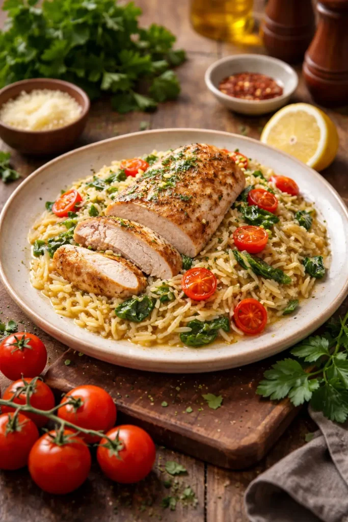 Chicken Orzo