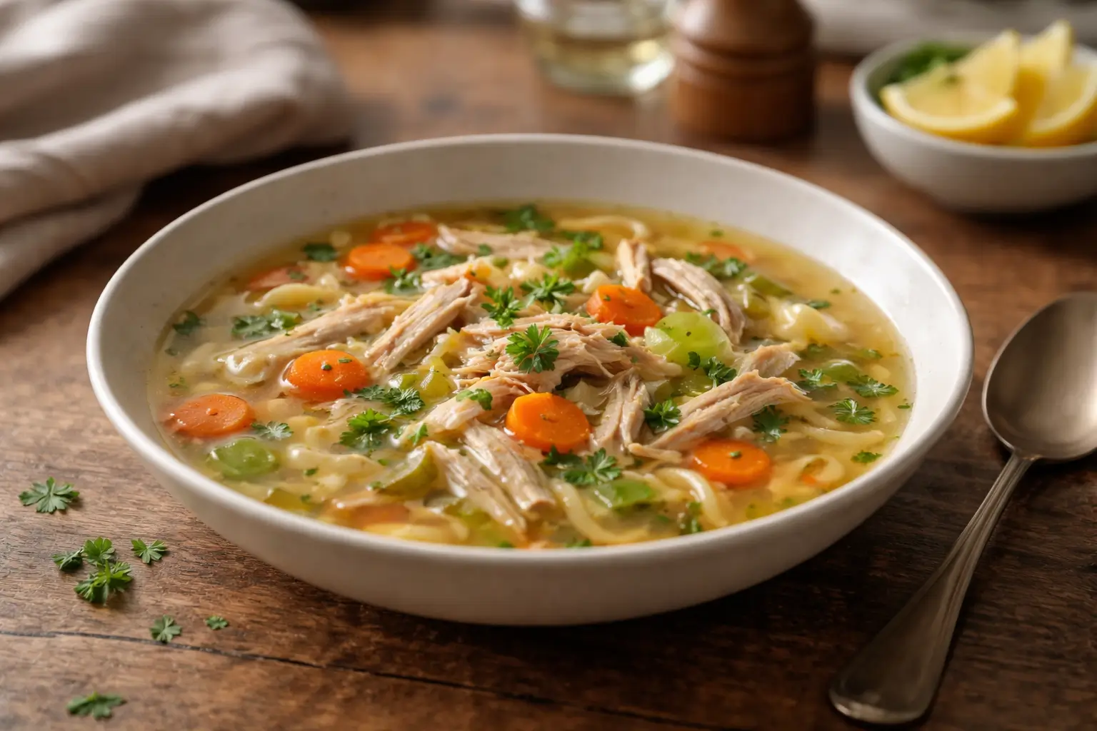 Chicken Soup with Rotisserie Chicken