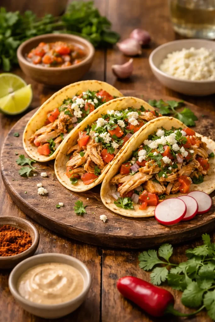 Chicken Tacos with Rotisserie Chicken