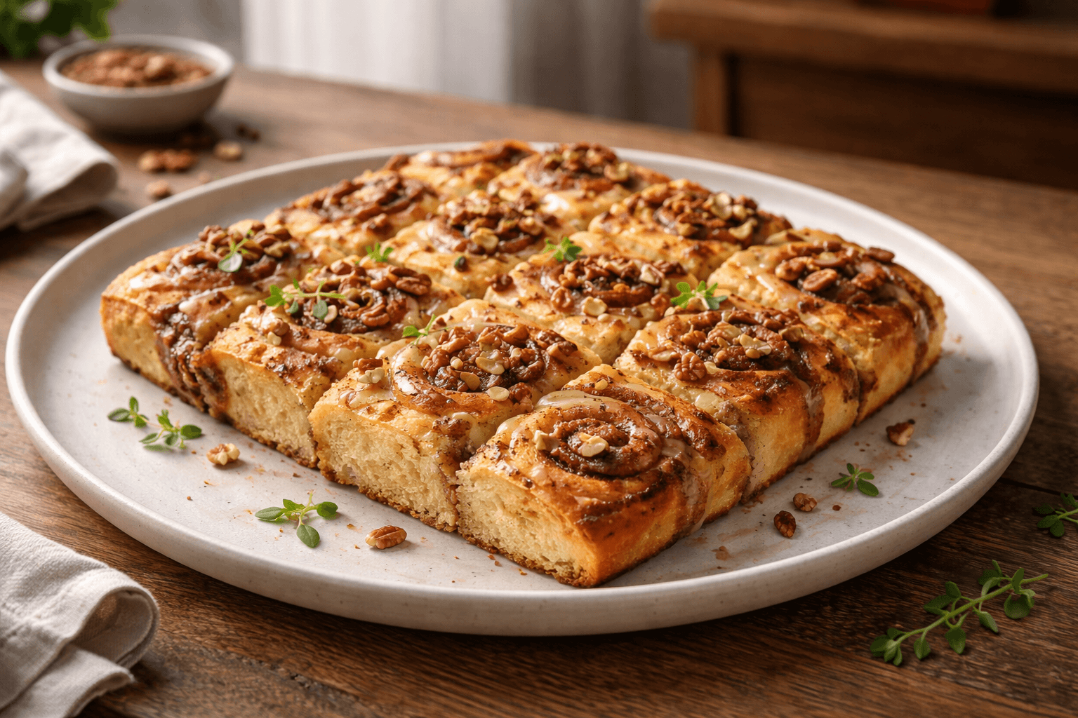 cinnamon roll focaccia