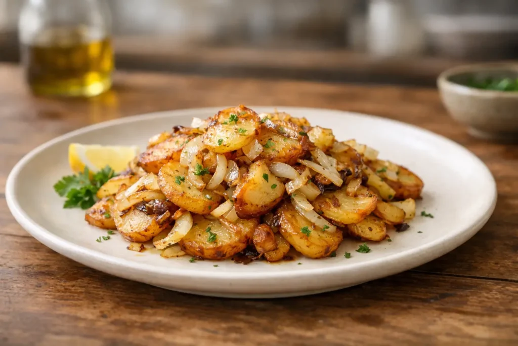 Fried Potatoes and Onions Recipe