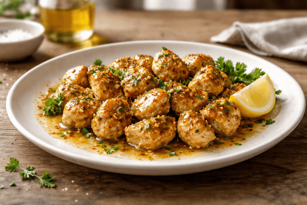 Garlic Butter Chicken Bites