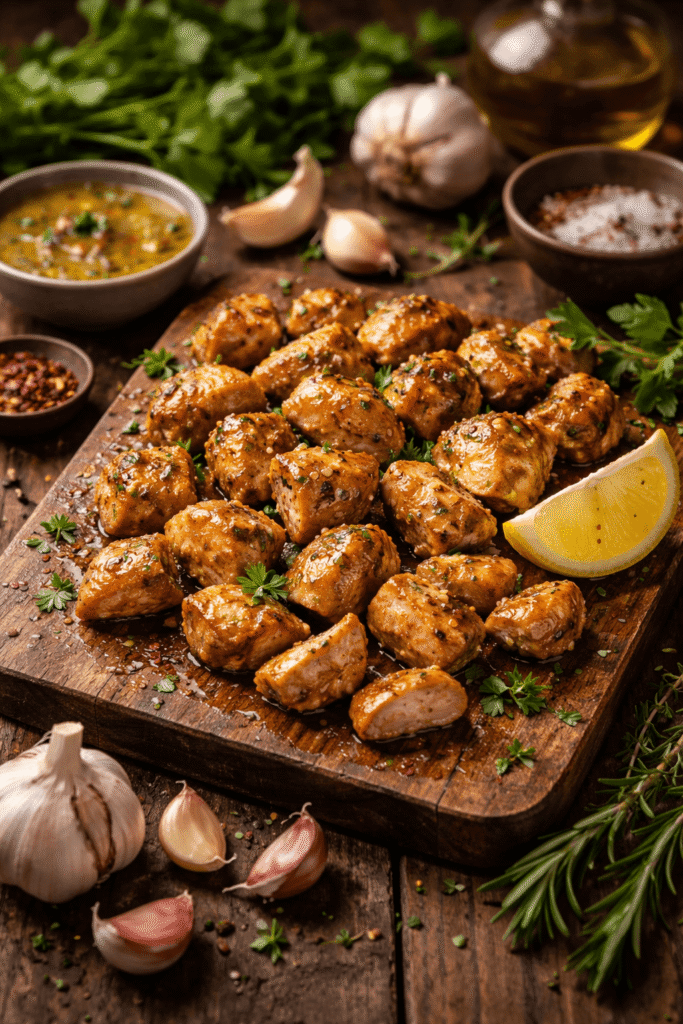 Garlic Butter Chicken Bites