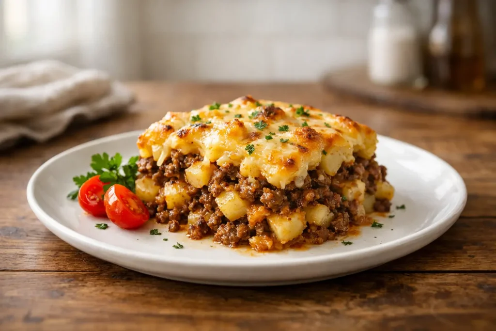 Hamburger and Potato Casserole