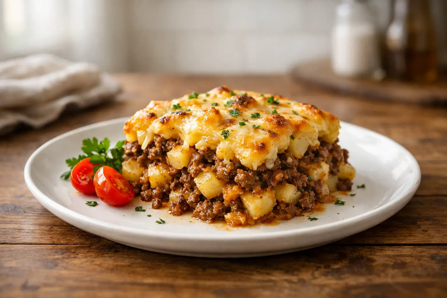 Hamburger and Potato Casserole