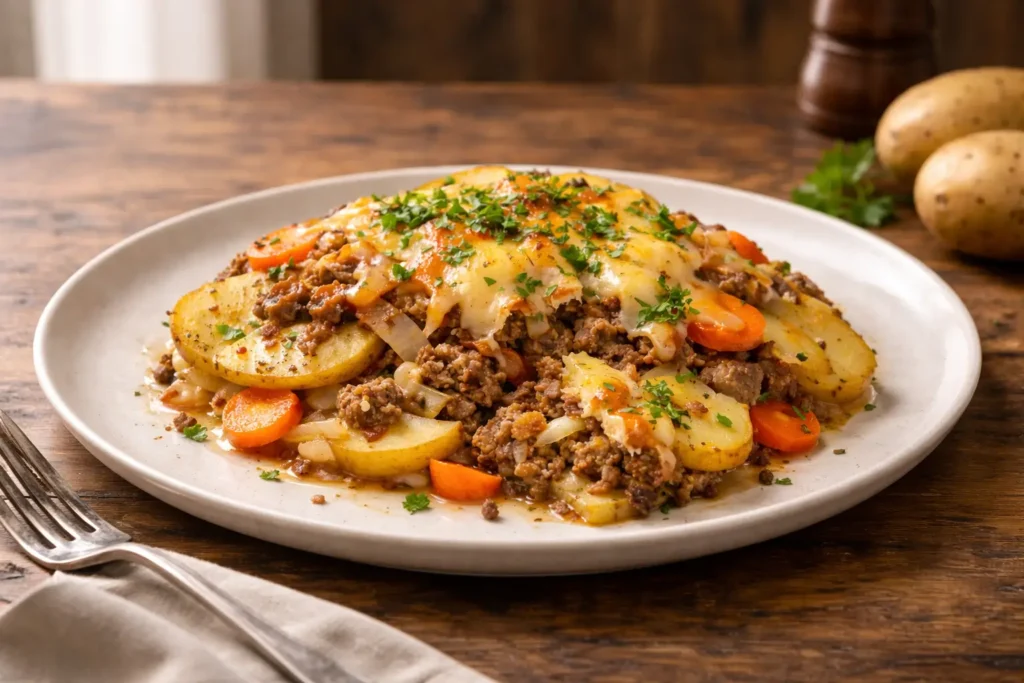 Hobo Casserole with Ground Beef