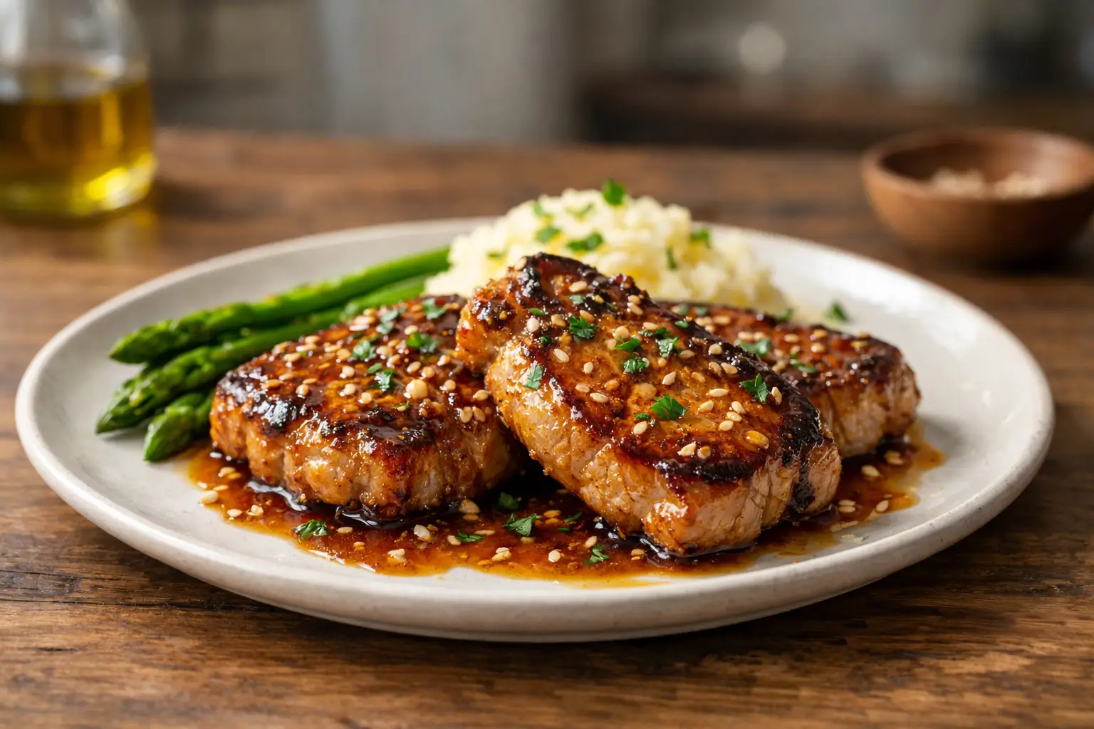 Honey Garlic Pork Chops Recipe