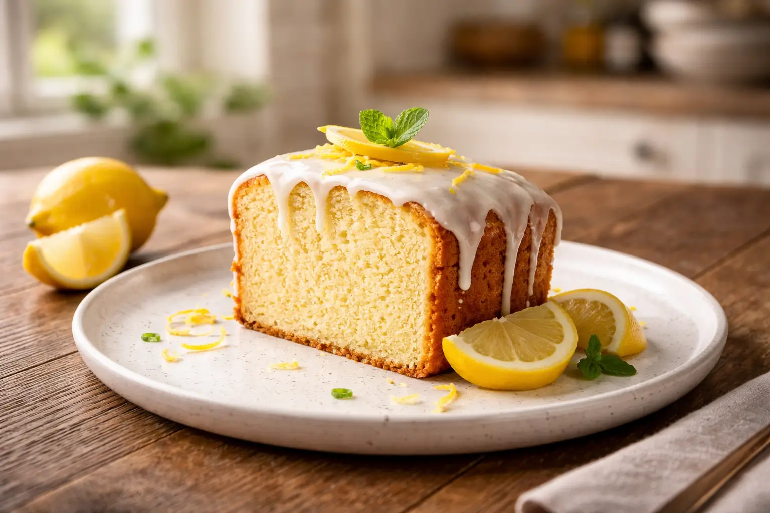 Lemon Cream Cheese Pound Cake