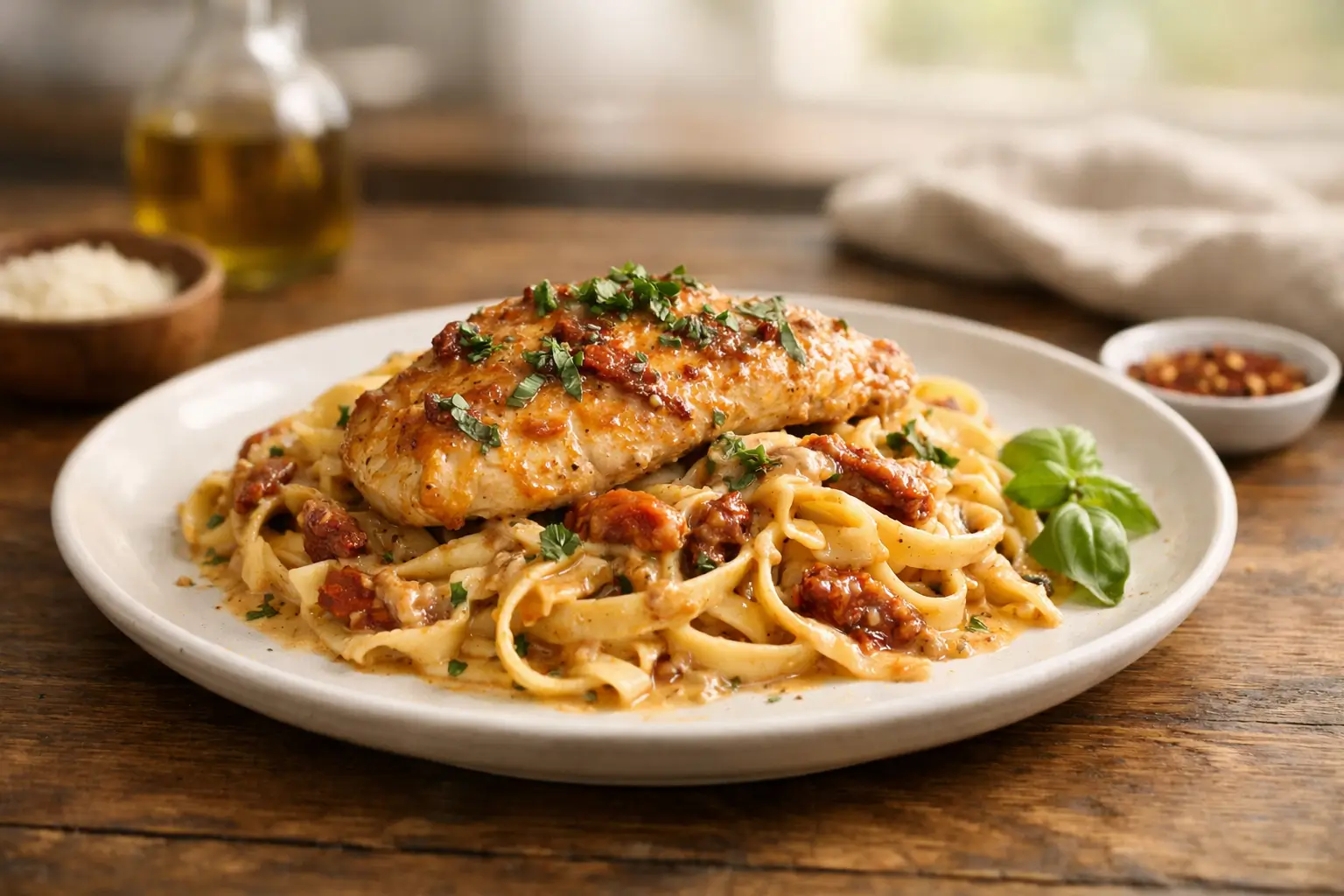 Marry Me Chicken Pasta