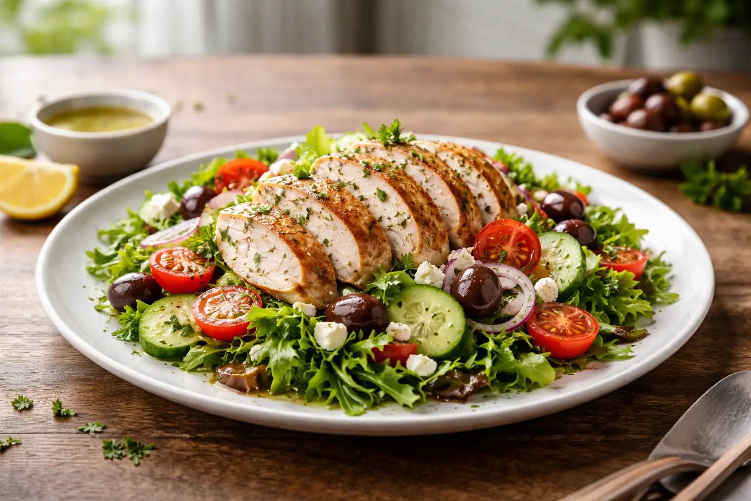 Mediterranean Chicken Salad