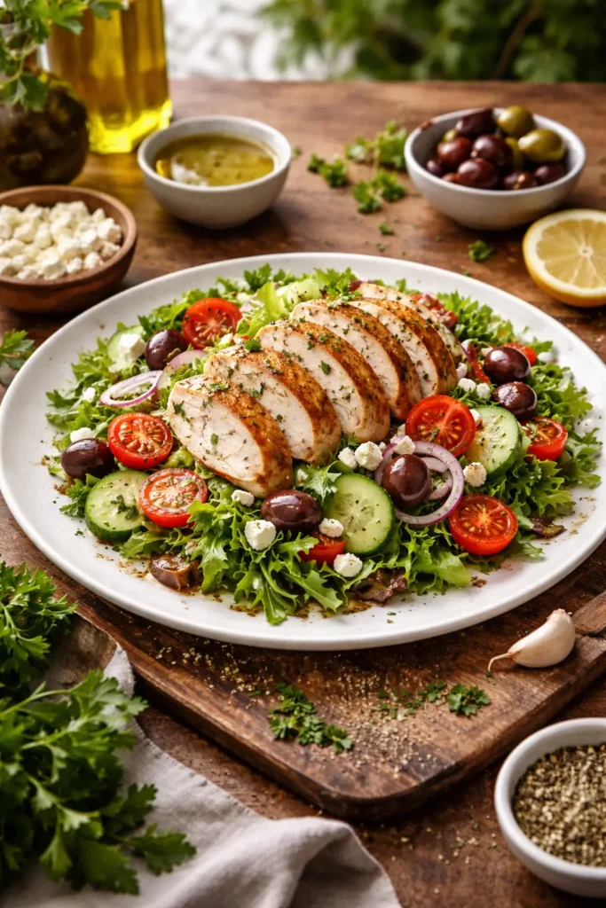 Mediterranean Chicken Salad