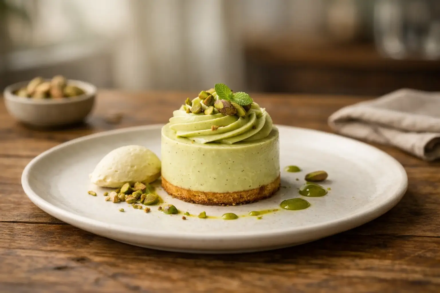 Pistachio Cream Dessert