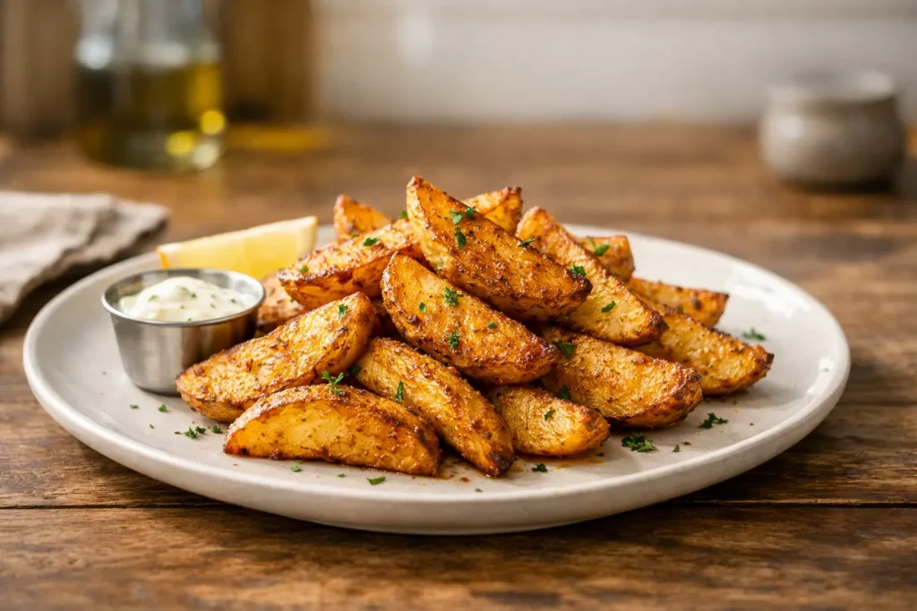 Baked Potato Wedges Recipe